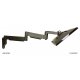 Monitor arm for hospital beds