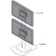 Peerless ACC604 Dual Stack Floor Stand Cartridge for FPZ600