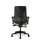 Back view - Truly. TY628 Office Master Chair with Modern Black PolyBack