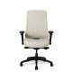 Front view - Truly. TY628 Office Master Chair with Arctic White PolyBack