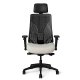 Front view - Truly. TY628 Office Master Chair with Slidable and Upholstered 3-way Headrest