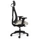 Side view - Truly. TY628 Office Master Chair with Slidable and Upholstered 3-way Headrest