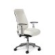 Side view - Truly. TY668 Office Master Chair in Arctic White PolyBack