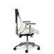 Side view - Truly. TY668 Office Master Chair in Arctic White PolyBack