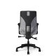 Back view - Truly. TY678 Office Master Chair in Palladium Grey PolyBack