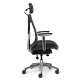 Side view - Truly. TY688 Office Master Chair in Modern Black PolyBack and 3-way Headrest
