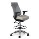 Side view - Truly. TY675 Office Master Chair in Palladium Grey PolyBack