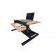 Luxor CVTR-PRO-XX Two-Tier Pneumatic Standing Desk Converter 