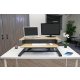 Luxor CVTR-PRO-XX Two-Tier Pneumatic Standing Desk Converter 