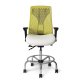 Front view - Truly. TY673 Office Master Chair in Lemon Grass PolyBack