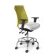Side view - Truly. TY673 Office Master Chair in Lemon Grass PolyBack
