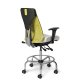 Side view - Truly. TY673 Office Master Chair in Lemon Grass PolyBack