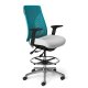 Side view - Truly. TY675 Office Master Chair in Bay Marine PolyBack