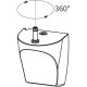 Workrite Astra 3 Tool Bar and Slatwall Mount - LTG-TSB-ADJ-S