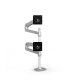 Ergotron 45-509-231 LX Dual Stacking Arm with Tall Pole (silver)