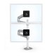 Ergotron 45-509-231 LX Dual Stacking Arm with Tall Pole (silver)