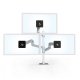 Ergotron 45-509-231 LX Dual Stacking Arm with Tall Pole (silver)