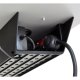 Ergotron 97-667 cable management container can hold a power strip and cords