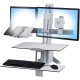 Ergotron 97-938-062 WorkFit Conversion Kit: Dual to LCD & Laptop