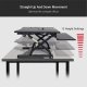 Loctek PL36B Wide Platform Height Adjustable Standing Desk Riser