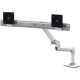 Ergotron 45-544-216 LX Desk Mount Dual Direct Arm, No Clamp