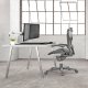 Ergotron 45-522-216 LX Desk Dual Direct Arm with Under Mount C-Clamp