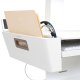 Spacious worksurface is 20.7"x 14.3" (52,5 x 36,3 cm)