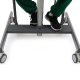 Get comfy with an open base that fits most chairs and offers up extra leg room when sitting and a foot rest when standing.