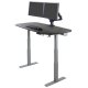 WorkFit Electric Sit-Stand Desk with Dual Monitor Side-by-Side Arm