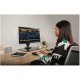 Ergotech Single Monitor Desk Stand in application