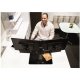 Ergotech Dual Monitor Horizontal Desk Stand in application