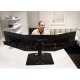 Ergotech Triple Monitor Horizontal Desk Stand in application