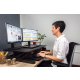Ergotech FDM-E-DESK Freedom E-Desk 36" Desktop Converter in application