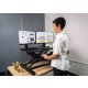 Ergotech FDM-E-DESK Freedom E-Desk 36" Desktop Converter in application