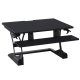 Side view of WorkFit-TS Compact Desk Converter