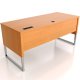 Workrite ADV-7230 Advent Desk - Cherry laminate color with mid position