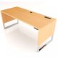 Workrite ADV-7230 Advent Desk - Cherry laminate color with mid position