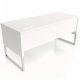 Workrite ADV-7230 Advent Desk - White laminate color with mid position
