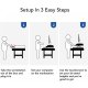Flexispot EM6W Electric Stylish Sit-Stand Smart Workstation