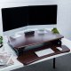Flexispot M2 ClassicRiser 35" Standing Desk Converter in Mahogany color