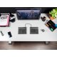 Kinesis KB800PB-BT Freestyle2 Blue Ergonomic Wireless Keyboard for PC