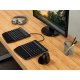 Kinesis KB800PB-BT Freestyle2 Blue Ergonomic Wireless Keyboard for PC
