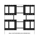 Wall Plate Spacers (sold separately) of Peerless DS-VW660 Flat Video Wall Mount for 40 to 65 inch Displays