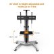 Loctek P2 Universal Mobile TV Cart with DVD Shelf up to 70"