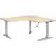 WorkRite Sierra HX Crank 120 degree 3 Legs Height Adjustable Low Level Table