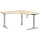 WorkRite Sierra HX Crank 120 degree 3 Legs Height Adjustable Medium Level Table