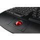 Built-in Trackball with Optical Sensor - Adesso WKB-3500UB