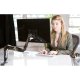 Innovative 5700-DC-SPM EVO II Desk Clamp Mount LCD Monitor Arm in office