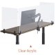 Clear Acrylic Dividers allow for natural light and open sight lines