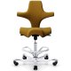 Flokk 8106 Hag Capisco Classic Saddle Seat with silver Footring